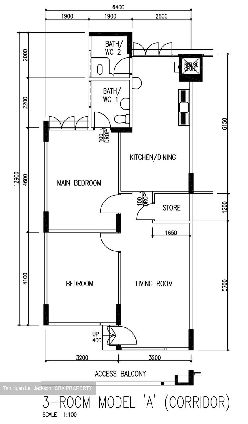 Blk 169 Bukit Batok West Avenue 8 (Bukit Batok), HDB 3 Rooms #503976881